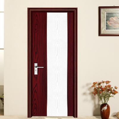 China Modern bedroom wooden door design pictures and chosen plate wooden door handle for sale