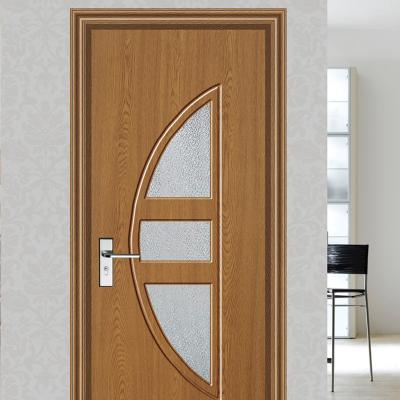 China Selling Waterproof Wooden Glass Door Design Interior Wooden Doors For Wooden Houses for sale