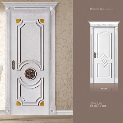 China Waterproof Modern Wooden Flush Simple Design Homes Interior Room Doors for sale