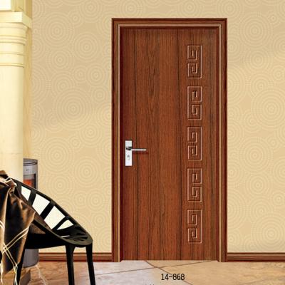 China Morden Fancy Solid Wood Design Waterproof MDF White Board Luxury Entry Carving Main Door for sale