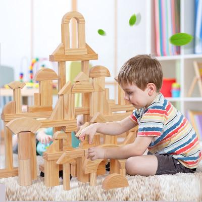 China DIY Building Brick Giant Blocks For Children Outdoor Giant Large Toy Blocks Family Garden Building Block Solid Wood Kindergarten Kindergarten Children Big for sale