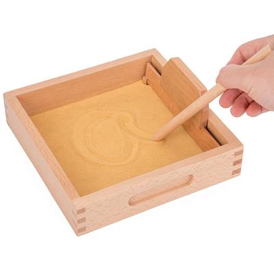 China Educational Pretend Toy Sand Games Indoor Wooden Pretend Toy 2 Children 1 Sandbox Sandbox Water Table Educational Study Well 2022 for sale