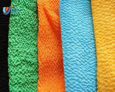 China 100% Viscose Polyester Fabric Anti-Static Bath Towel 300D Double Morocco Bath Gloves Rayon Fabric for sale