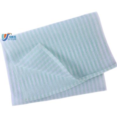 China 2022 Stripe 100% Disposable Nylon Wash Cloth Japanese Korean Beauty Exfoliating Scrub Skin Shower Towel Sauna Towels for sale