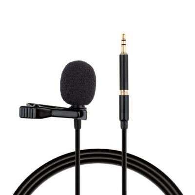 China Cheap Wholesale Hidden Camera Cable Lavalier Microphone 1.5 Meters MIC Good Prices For Phone for sale