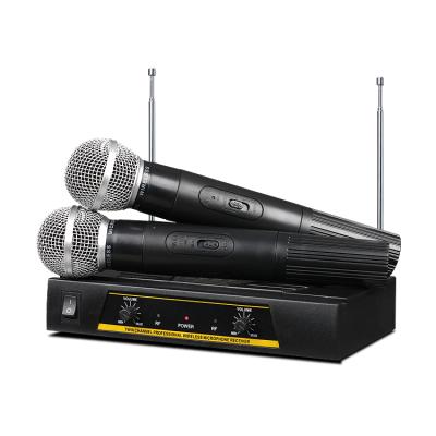 China Economic Wireless Handheld Microphone MV-288 Enping Professional Microphone for sale