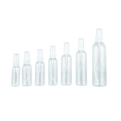 China BEAUTY PACKAGING PET Plastic Transparent Mist Spray Bottle Fine Hand Sanitizer Spray Bottle for sale