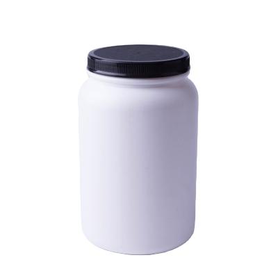 China food & Beverage Packaging 900ml 2.5L HDPE Empty White Wide Mouth Protein Powder Container With Screw Top For Health for sale