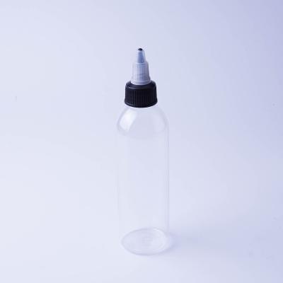 China Multi Specifications Factory Direct Selling Oil Packaging With Lid Pointed Clear Bottle Sauce Plastic Food Seasoning Bottle for sale