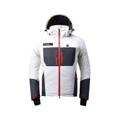 China Customized 5V Waterproof USB Smart Heated Jacket Graphene Electrothermal Windproof Jacket Outdoor Ski Suit for sale