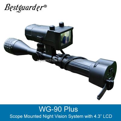 China 400M Bestguarder Infrared 850nm Night Vision Scope Mounted System With 4.3