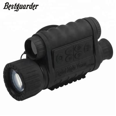 China 300-500m Bestguarder 6x50 5mp Digital Night Vision Monocular 350m Range With 1.5