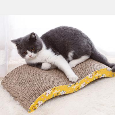 China Creative Cat Scratcher Cat Wash Cat Scratcher Best Selling Mechanical Cardboard Cat Scratcher for sale