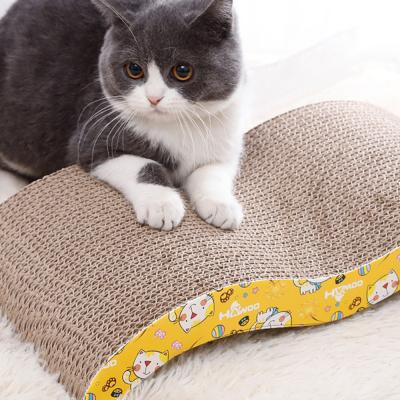 China Mechanical wash with catnip cat scratcher carton with corrugated catnip cat scratcher cat scratcher for sale