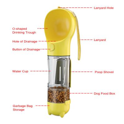 China Non-automatic Outdoor Portable Water Bottle Container Portable Pet Water Bottle Dog Pet Water Bottle for sale