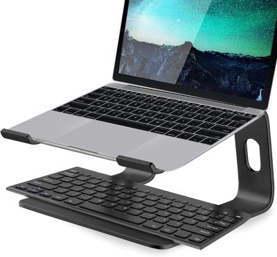 China Cooling stand for laptop Aluminum Laptop Mount Computer Stand Detachable  Compatible with 10-15.6 In Laptops Black for sale