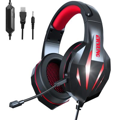 China J5 Gaming Headset 3.5 surround sound Stereo Gaming Headphones Headset with Mic Headphones Games for sale