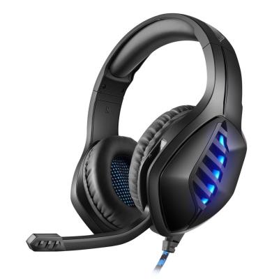 China J1  version LED gaming headset with stereo bass microphone  volume control gaming headset for /Xbox / Switch / PC for sale