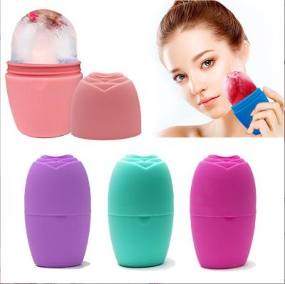 China Roller de gelo facial de silicone sustentável para massagem de resfriamento e rotina de cuidados de beleza à venda