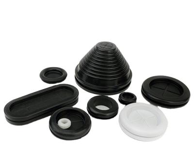 China Custom Cable Wire Seal Pipe Grommet Silicone EPDM Rubber for NR NBR Moulding Processing for sale