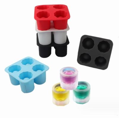 China Stocked Silicone Ice Cube Mold for Summer Bar Party Beer Ice Drink Tool Accessories for sale