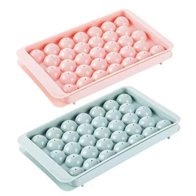 Cina Materiale PP Tre dimensioni Eco-friendly Food Grade Silicone Ice Maker Ice Cube Tray Piccolo Ice Ball Maker Mold in vendita