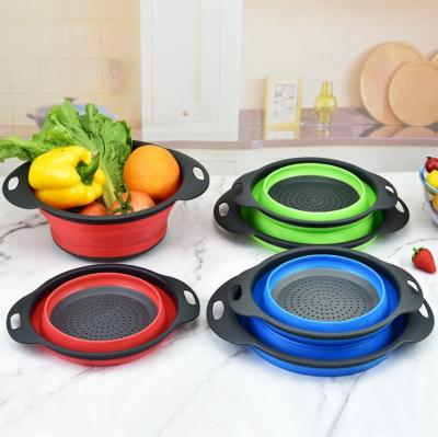 Chine Cuisinière en stock Filtre à colander Collable Lave-vaisselle à légumes en silicone à vendre