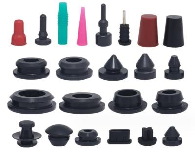 China Silicone Rubber Tactile Push Button Cover/Caps for Key Button Switch Moulding Service for sale