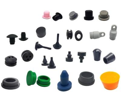 China Fixed Silicone Rubber Plug/Stopper Sealing Parts with Various Sizes and OEM Customize à venda