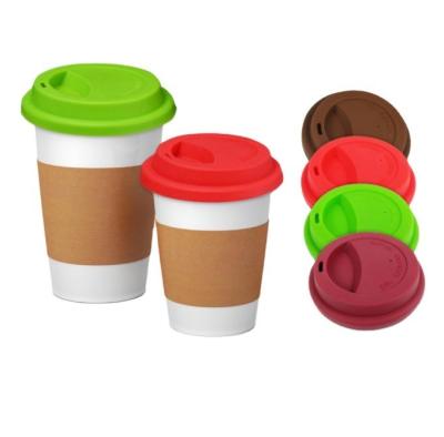 China Food Grade Silicone Cup Cover for Dust-Proofing Juice Tea Coffee and Soft Drinks for sale