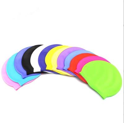 China Professional Silicone Swimming Cap with Colored Silkscreen Printing and Moulding Service for sale