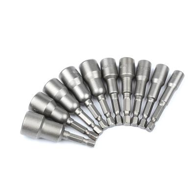 China Steel new product 2022 8-14mm magnetic socket nut fixing screwdriver superior magnetic hex socket nut setter for sale