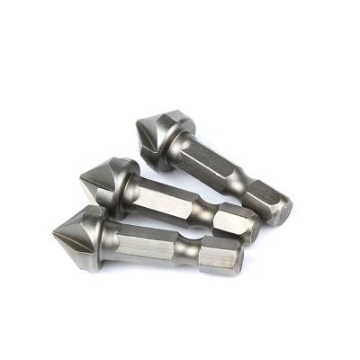 China Wood Drilling Factory straight pin tool manufacturer 7 countersunk drills with center punch for sale