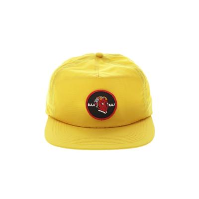 China JOINT Wholesale Custom Your Own Logo Rope Nylon 5 Panel Snapback Dad Caps Hats for sale