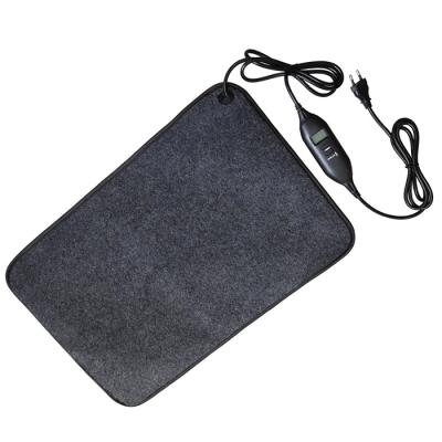 China Hotel LCD Controller Home and Office Use Electric Foot Warmer Mat Warm Feet for sale