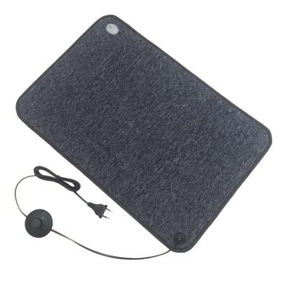 China Modern magic carpet electric heating mat in charcoal gray color for sale