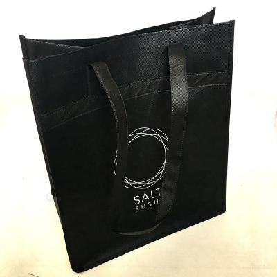 China Reclycled customized reusable recycled non woven tote shopping bag eco non woven bag with logo for sale