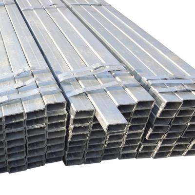 China Decoration Black Rectangular Pipe Cold Rolled Pre Galvanized Welded Square / Steel Pipe / Rectangular Tube / Hollow Section for sale