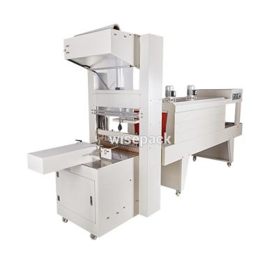 China Semi-automatic Food Tin Can Shrink Wrapping Machine, Heat Shrink Cutting Machine for sale