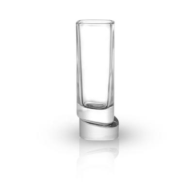 China Modern 1.5 oz off the bottom square shot glasses for sale