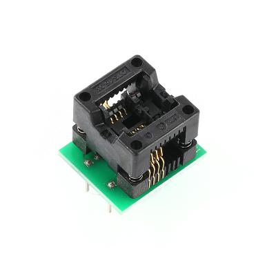 China Narrow body SOP8 programming block to DIP8 block conversion support test bench 1.27mm soic8 programming block burning programming block for sale