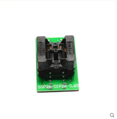 China TSSOP8 SSOP8 Pin IC Test Bench Programming Block SSOP8 Test Socket 8 ots28-0.65-01 for sale