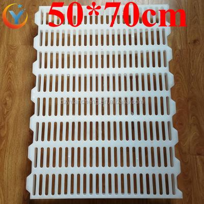 China Anti-Corrosion Plastic Slat Floor Pig Floor Plastic Hog Floors For Pigs 50*70cm for sale