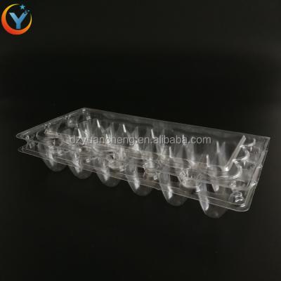 China Recyclable plastic 12 pcs and 24 pcs quail egg tray /quail egg packaging boxes for sale