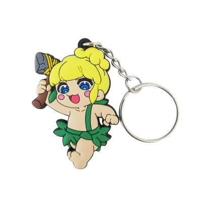 China CD599 Fashion 2d/3d Keychain Custom Soft Silicone Rubber PVC Key Chain With Logo for sale