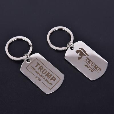 China Fashion Novelty Gift Promotional Cute Custom Metal Trump Metal Logo Key Chain C828 for sale