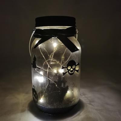 China Mason Jar Lights Decorations, Halloween Decor LED Indoor Outdoor Battery Operated Jars, Halloween Home Decor Halloween Decor for sale