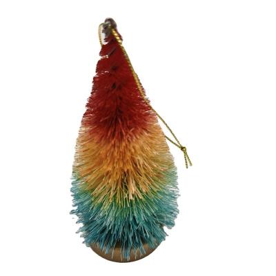 China Artificial Christmas Sisal Tree Decoration .party high quality gift table ornament for sale