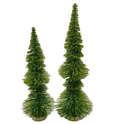 China Artificial Christmas Sisal Tree Decoration .party high quality gift table ornament for sale