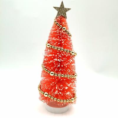 China Christmas Ornament Artificial Christmas Sisal Tree Indoor Decoration .party for sale